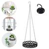 1PC Hollow-Out Plant Hanger Set Indoor/Outdoor Metal Hanging Planter Rust-Resistant 22/25cm
