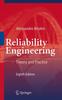 Книга Reliability Engineering : Theory and Practice