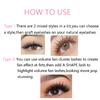 Needed Eyelashes Extension Natural Long Premade Volume Fan Eyelashes A Shape&Volume Cluster Mixed