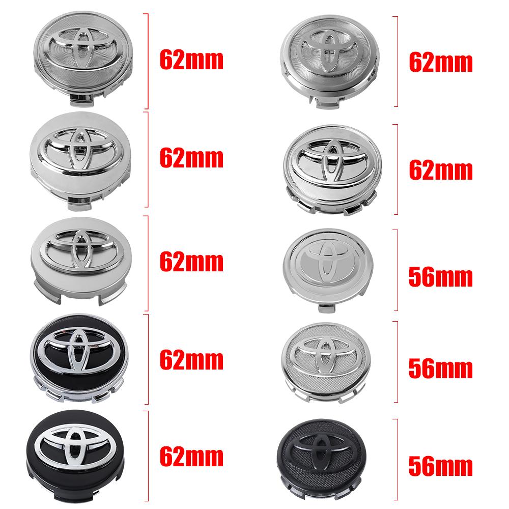 Колпаки на колеса 56/62 мм Декоративная накладка на центр колеса автомобиля Значок Колпаки для колес Автомобильные колпаки для Toyota C-hr Rav4 Mirai Hilux Avensis Prius Auris Coro