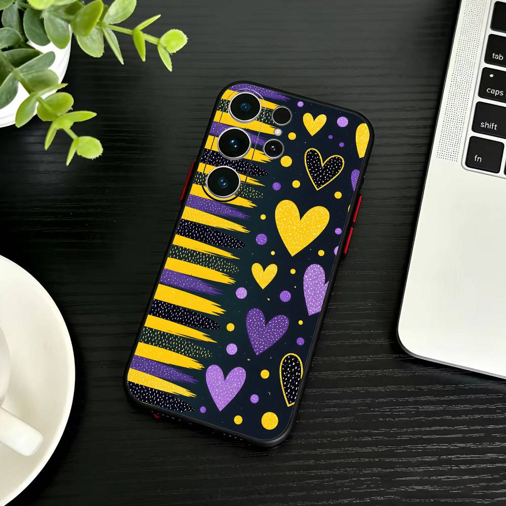 Y2k I-INS Graffiti Phone Case For Samsung S26,S25,S24,S23,S22,S21,S20,S30,Ultra,Plus,Fe,Note,5G Black Cover
