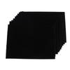 10pcs Self Adhesive Black Jewelry Box Lint Lining Sticky Flocked Cloth Accessory