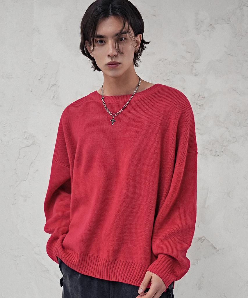 AVANDRESS Моющийся джемпер с круглым вырезом Hachi Knit_8Цветов