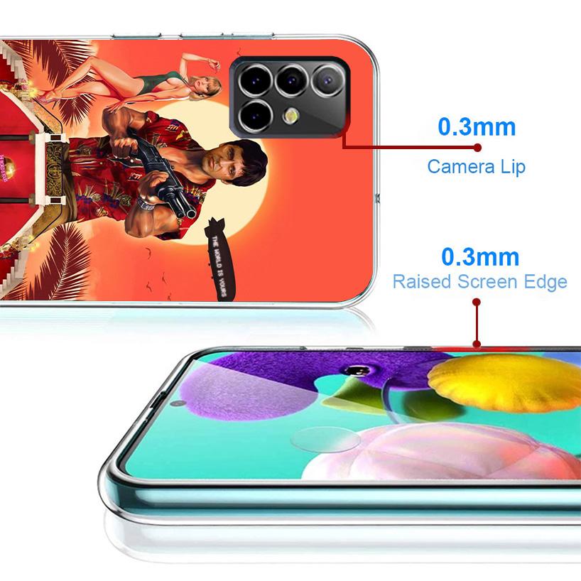 Лицо со шрамом 1983 Фильм Аль Пачино Фильм Чехол для телефона для Samsung Galaxy A17 A16 A15 A14 A13 A57 A56 A55 A54 A53 A37 A36 A35 A34 A33 A26