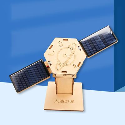 Yousheng DIY Солнечная модель искусственного спутника, Набор для сборки, Образовательный, Ручная работа, Деревянная головоломка, Модель лунохода, Солнечные часы, Научно-исследовательские проекты для детей, STEM