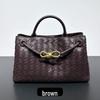 2023 Premium Genuine Leather Hand-Woven Women's Crossbody Tote & Retro Underarm Bag