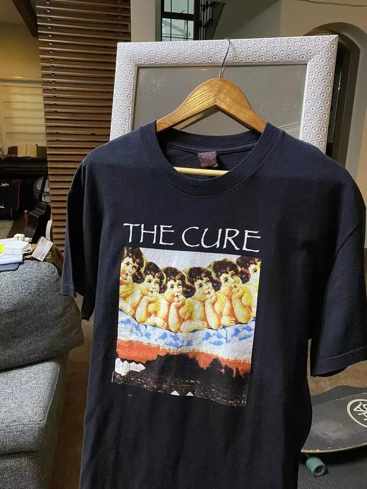 Перепечатка Группа The Cure Базовый стиль Унисекс Классическая S-5XL AHN02614 Унисекс Футболка