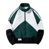 Mens Casual Sport Jacket Loose Fit Colorblock Outerwear Teens Young Adults