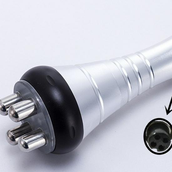 Six-in-One Beauty Device with 40K Head, 3-Pole, 4-Pole, and 6-Pole Handles, Vacuum Handle, Laser Plate, and Strap Accessories