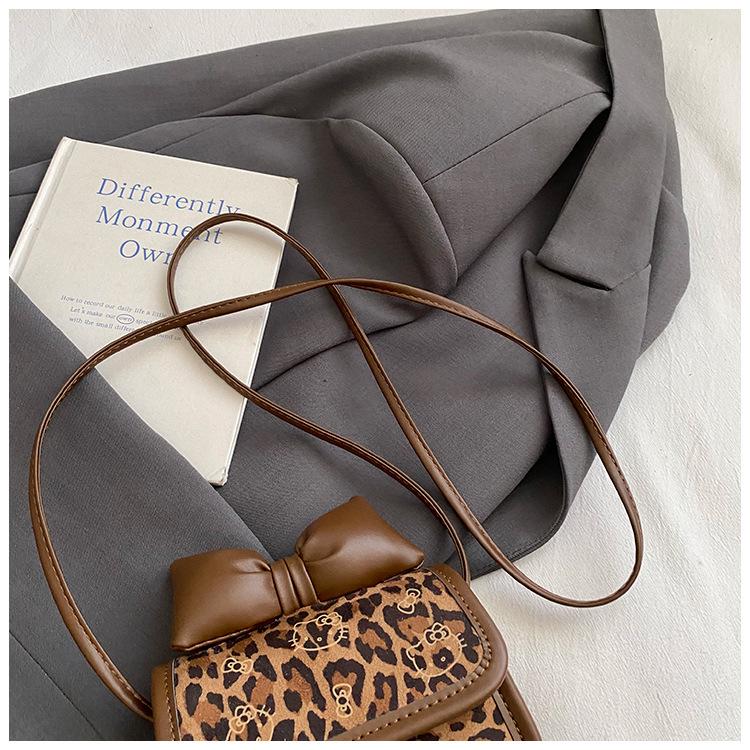 Детская сумка кроссбоди с бантом - Новый кошелек для монет и аксессуары для девочек, Принцесса, детская наплечная сумка, Маленький квадратный дизайн