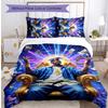 2pac rapper Printed 3PCS Bedding Set Soft Breathable Duvet Cover Pillowcases Set Washable Bedroom Decor Home Gift