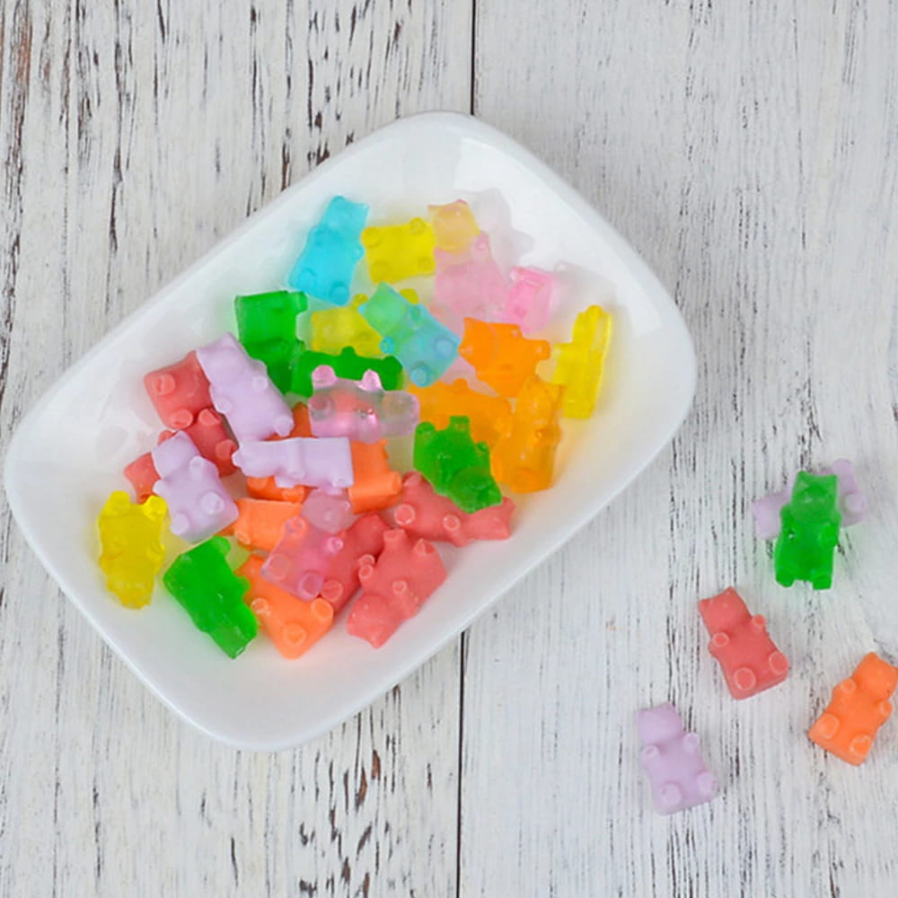 Silicone Mold, Mould for Jelly Beans, Chocolates, Ice Cream Bears with Pipette