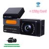 2K Car DVR Dual Lens Dash Cam For Cars, Dual Cameras Front 1440P and Rear 1080P With 1.47 Inch