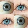 Mill Creek Color Contact Len Blue Green 14.2mm Beauty Grade Lens 2pcs Annual Use Of Soft Female Eye Makeup