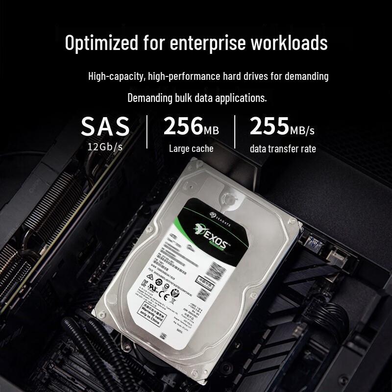 Seagate Exos 8TB Enterprise SAS 3.5-inch HDD