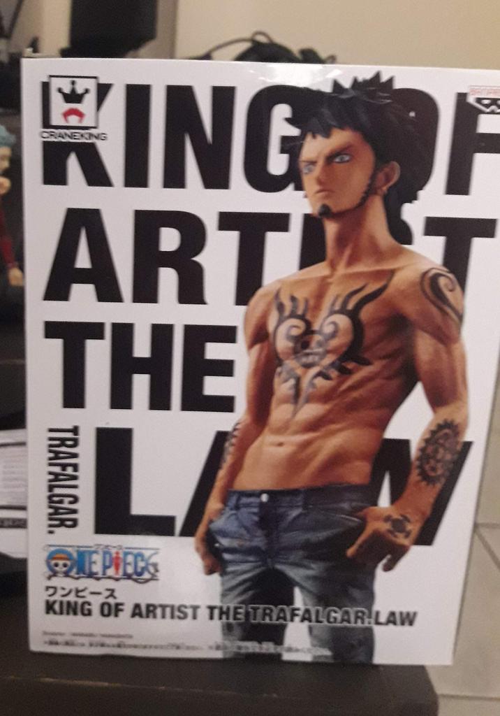 One Piece KING OF ARTIST Trafalgar Law Outer Box Height Approximately 200mm Figure,