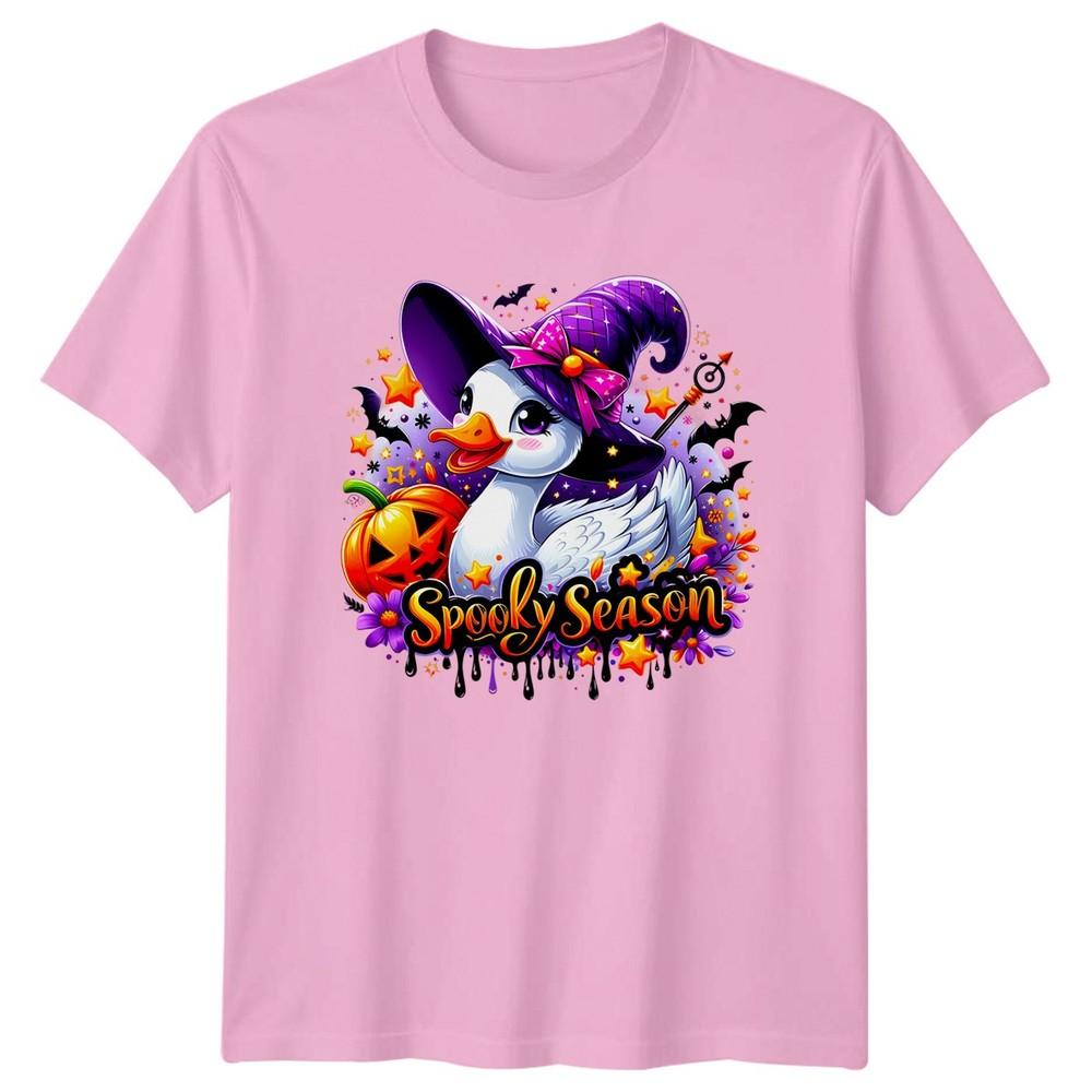Spooky Season Duck Halloween Witch Hat Unisex Graphic Tee Unisex Unisexs TShirt