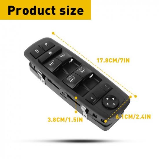 For 2014 - Jeep Grand Cherokee Driver Left Master Door Power Window Switch