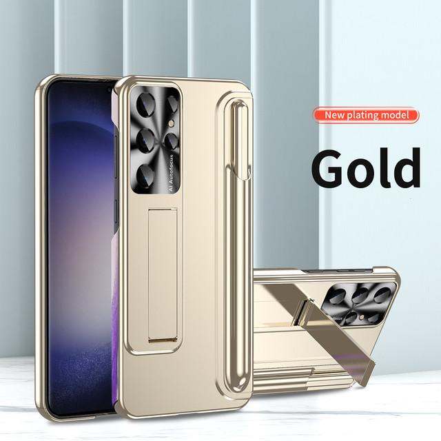 Противоударный держатель S Pen, аксессуары для телефонов, чехол для Samsung Galaxy S23 Ultra S 23 Plus, 5 г, задняя крышка, чехол для Samsung S23 Ultra