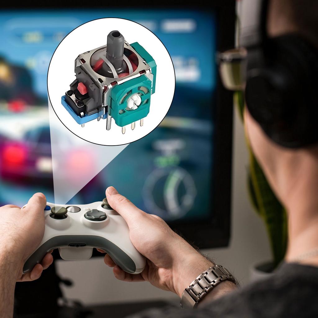 Controller Replacement  Module -3D Analog Thumbstick High Precision Control Built-in  Parts