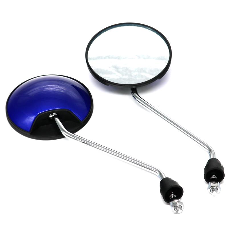 LMoDri мотоциклетные зеркала заднего вида, универсальное мопед, скутер, боковое зеркало для мотоцикла, круглое по часовой стрелке, 8 мм, 360 градусов