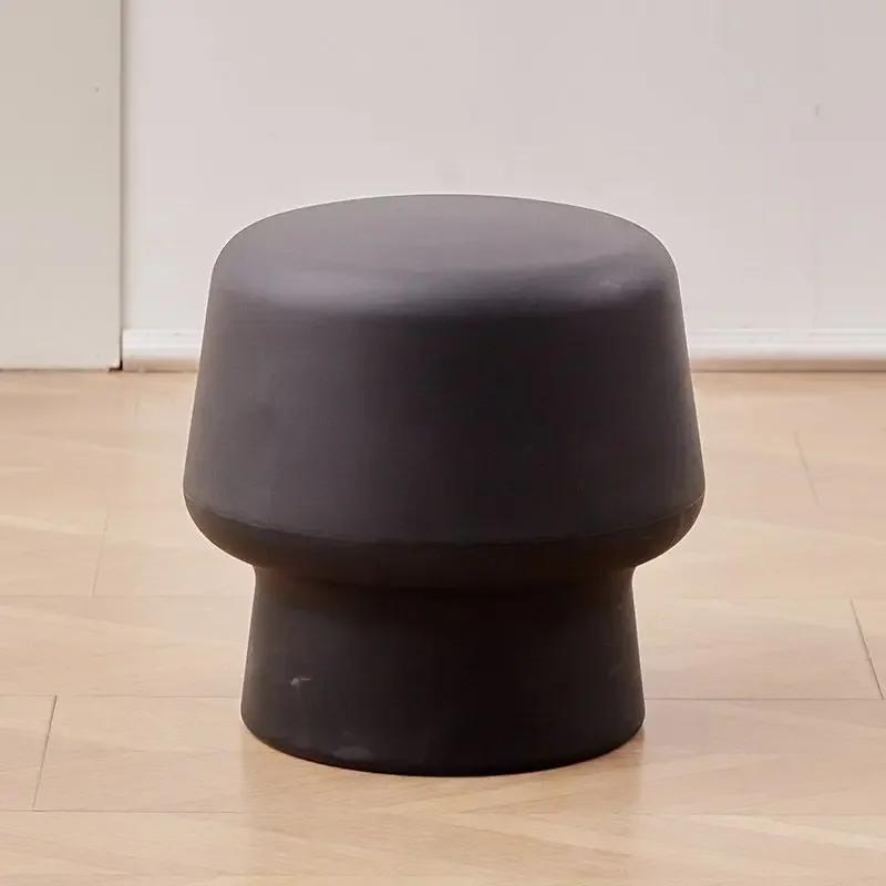 Nordic Simple Coffee Table Side Stool Small Balcony Modern Round Stools Household Durable Thick Ottomans Living Room Furniture