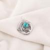 Megnasite Turquoise Gemstone Jewelry, 925 Solid Sterling Silver Pendant, Handmade Silver Pendant For Wedding Gift