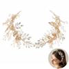 Rhinestone Wedding Headpieces Floral Jewelry Headdress Bridal Headpiece Women Bridal