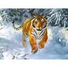 Diamond Painting Embroidery Running Tiger Needlework Gift Full Diamond Cross Stitch Home Decor