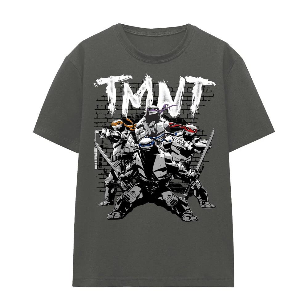 Женская футболка Tmnt Tmnt Team S-2XL, Угольный