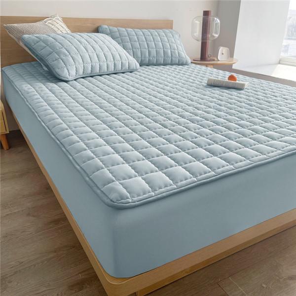 Водонепроницаемый защитный чехол для наматрасника, удобная простыня на подкладке, утолщенная стеганая простыня, дышащий наматрасник, топпер