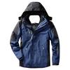 Mens Winter Jacket 3 In 1 Waterproof Warm Snow Fleece Lining Coat Hooded Windproof Jacket M-6XL