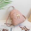 2024 New Fashion Mini Women's Backpack Cute Swan Hanging Embroidered Small Backpack Wallet Girl Leather Bag Women's School Bag