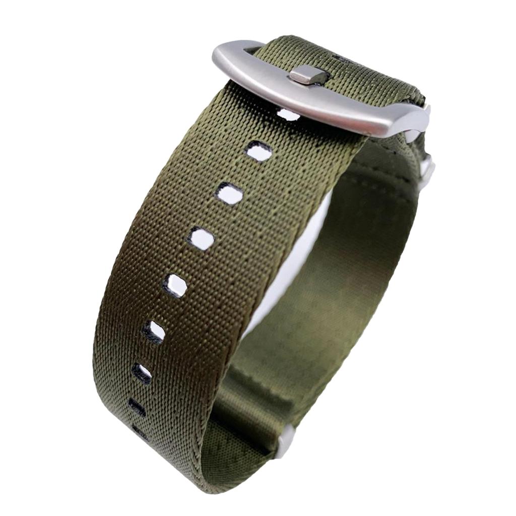 Ремешок для часов 18–24 мм, универсальный нейлоновый мужской и женский холст, прочный браслет на запястье, аксессуары