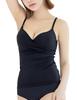 Two Hatch Bra Top Camisole with Cups and Deep 90382am CD70 Cool-Touch Underwire, V, Black,