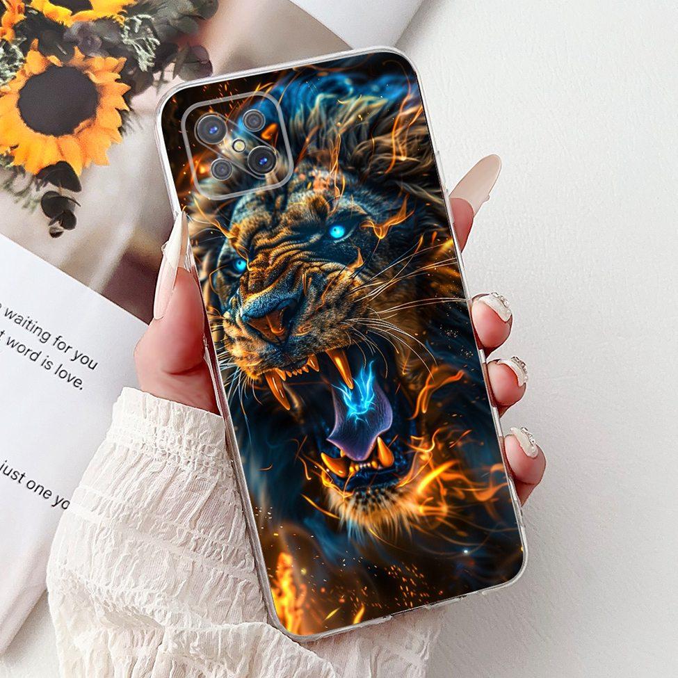 Прозрачный чехол-крышка для Oppo Reno 4Z 5G CPH2065 Милый Кот Модные Цветы Расписанный Мягкий Задний Чехол Для Телефона Oppo Reno4 Z 5G