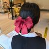 Bow Bowknot Hair Bun Women Spring Clips Hairgrips Cover Net Sweet Korean Bun Snood  For Girls