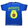 Funny Avogato Avocado Cat Cat Vegan T Shirts Men Women Pure Cotton Humor Streetwear Tee Shirt Short Sleeve Unisex Loose Clothing