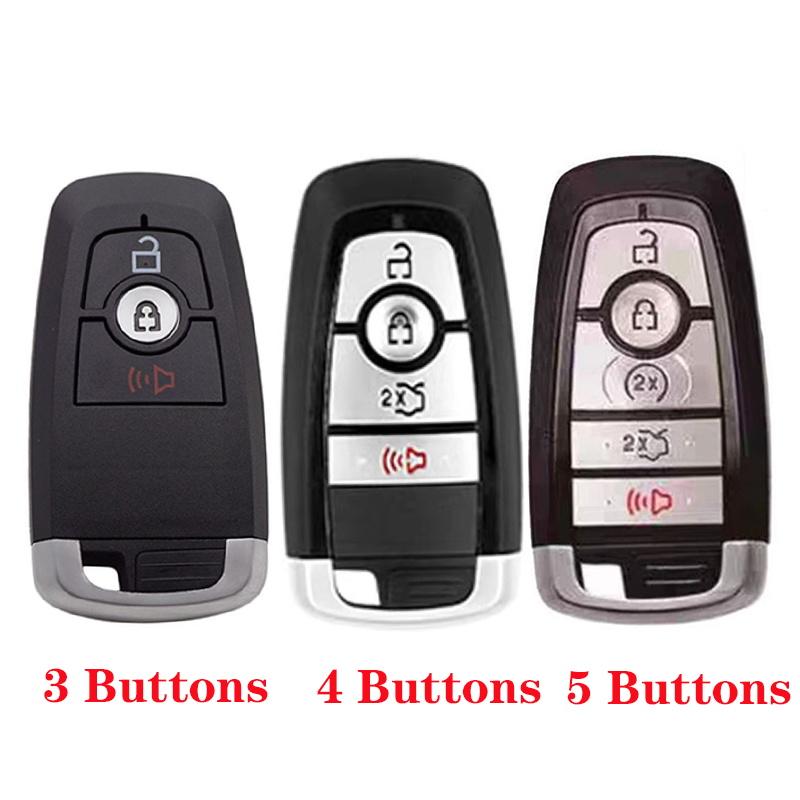 Чехол-брелок для ключа автомобиля для Ford Fusion Mustang Kuga Ecosport Explorer F-150 F-250 F-350 F-450 F-550 Raptor F150 Аксессуары