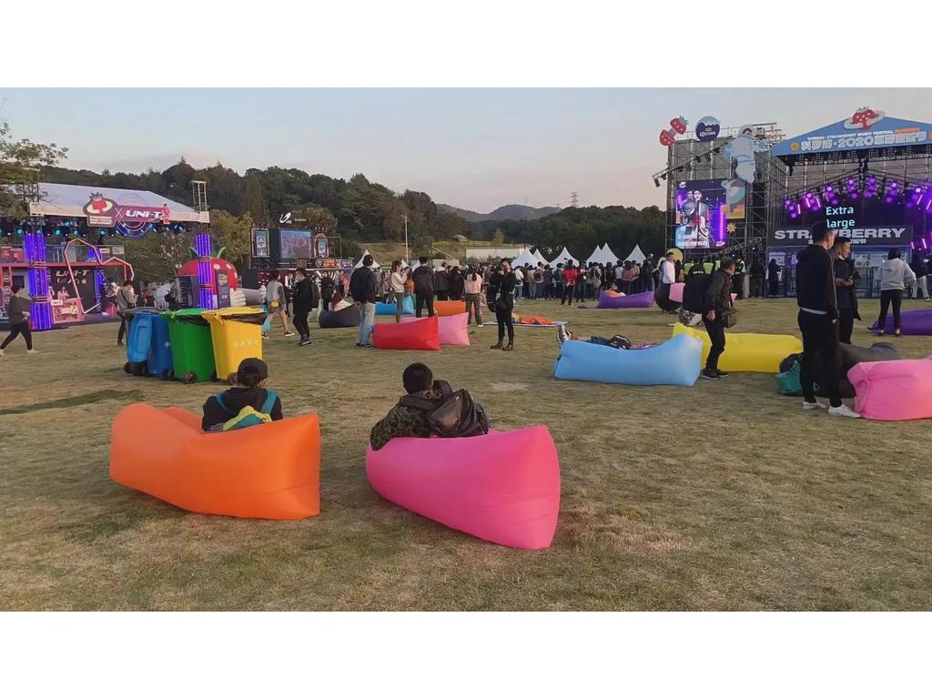 Inflatable Outdoor Camping Sofa and Air Bed