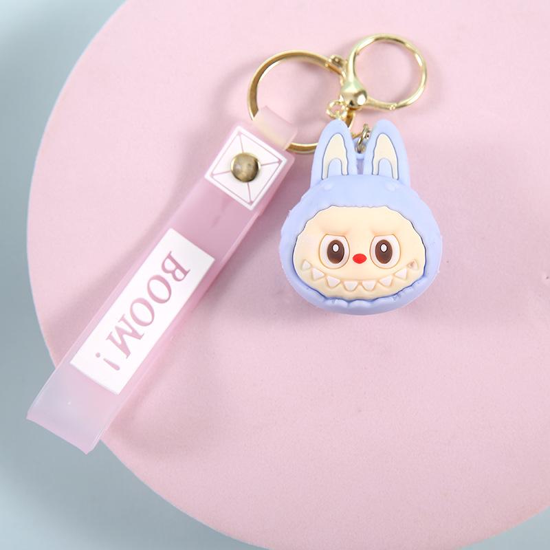 Large Head Keychain Cute Three-dimensional Doll Student Schoolbag Pendant Creative Gift