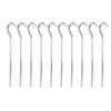 10PCS Tent Pegs HeavyDuty Aluminum Alloy Tent Stakes Pegs with Hook for Camping Hiking Pavilion