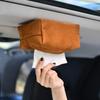 Автомобильный Магнитный Держатель для Салфеток Автомобильный Потолочный Диспенсер для Бумажных Полотенец для Внедорожника Седана Грузовика Кожаный Салонный Аксессуар