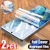 2PCS HD Гидрогелевая пленка для IPhone Samsung Huawei Xiaomi Redmi Meizu OnePlus Защитная пленка для экрана мобильного телефона