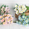 Small Daisy Chamomile Fake Bouquet for Home and Wedding Decoration