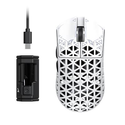 Игровая мышь ATTACK SHARK R5 Ultra Carbon Fiber, сверхлегкая, 42 г, датчик PAW3950MAX, Nordic52840, частота опроса 8K, 3 режима, 42000 точек на дюйм, совместимость с беспроводным подключением 8K