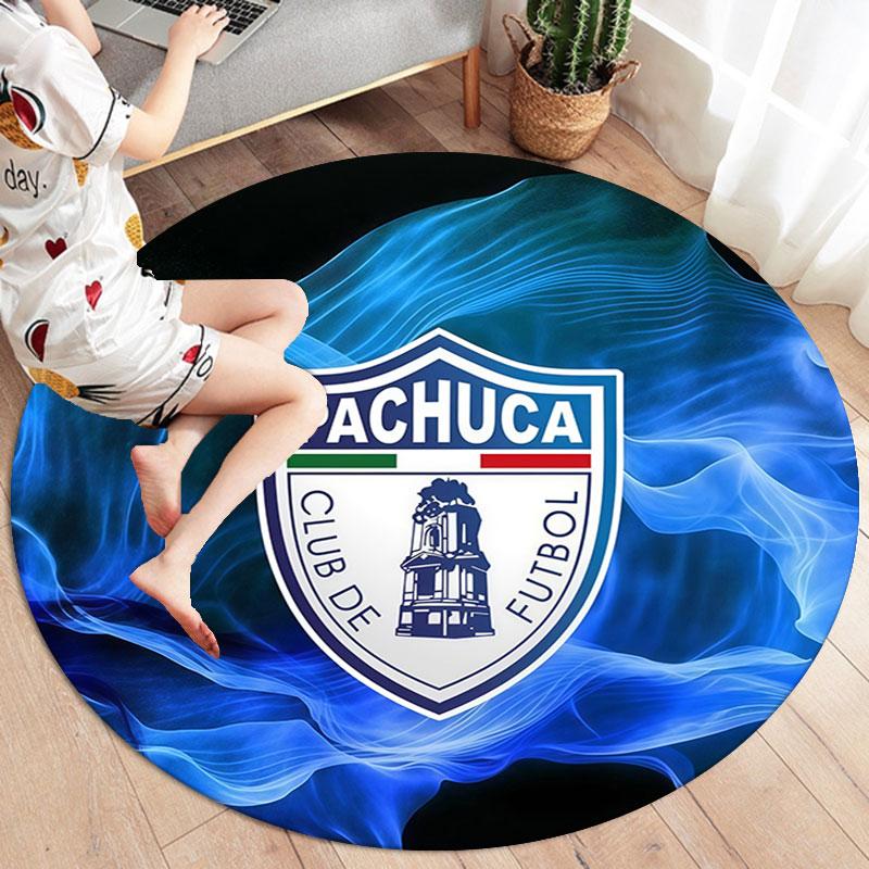 C.F. Pachuca Round Area Rug,Carpet Rug for Living Room Bedroom Sofa Playroom Decor,Non-slip Floor Mat