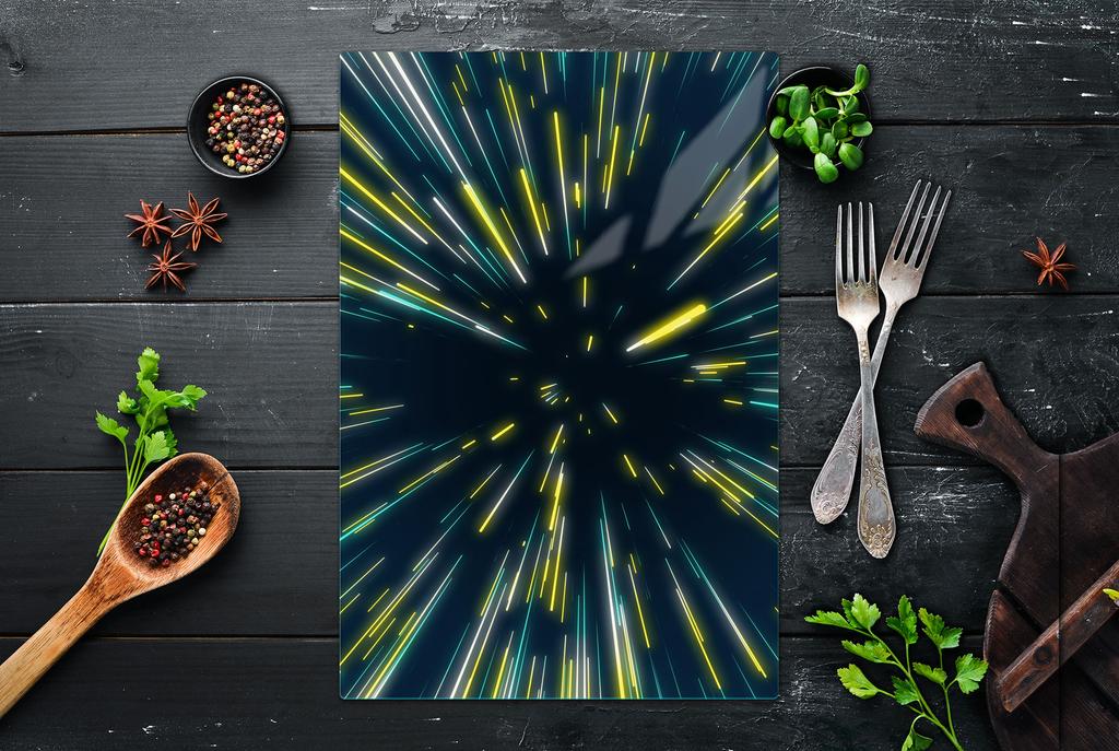 GLASS CUTTING BOARD 35x52 Lights