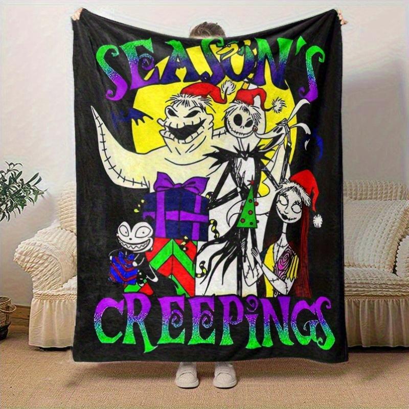 1pc, Season's Creepings: Cozy Home Decor Blankets Perfect for Bedroom, Living Room, Travel, Camping, Car