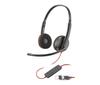 Поли проводная гарнитура Blackwire 3220 с шумоподавлением и микрофоном Легкая Год производителя Windows Mac Chrome Веб-конференции Наушники Микрофон